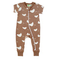 Parade Organics '2-Way' Zip Short Sleeve Romper