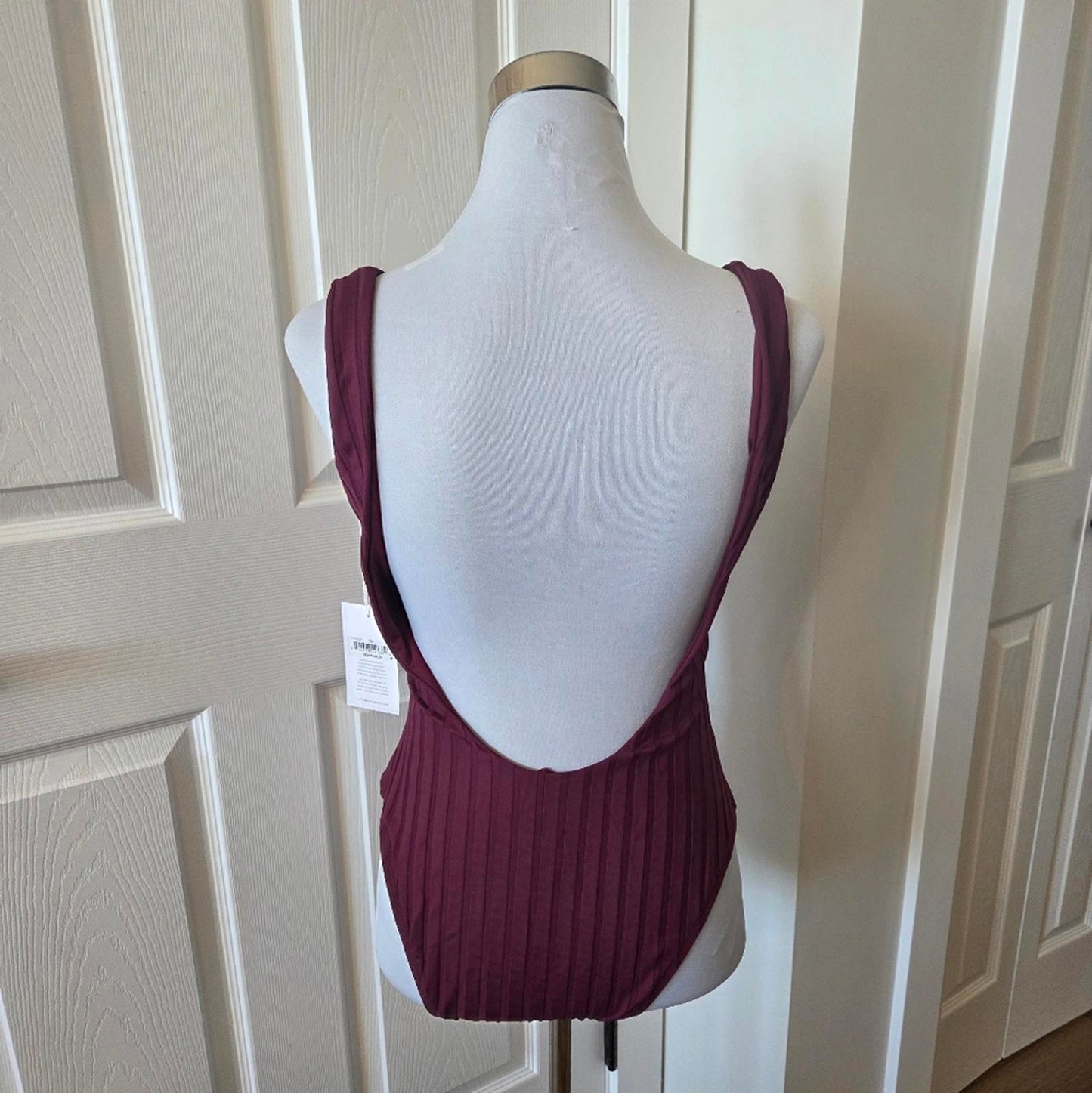 Vitamin A Ursula One Piece Super Rib Sangria