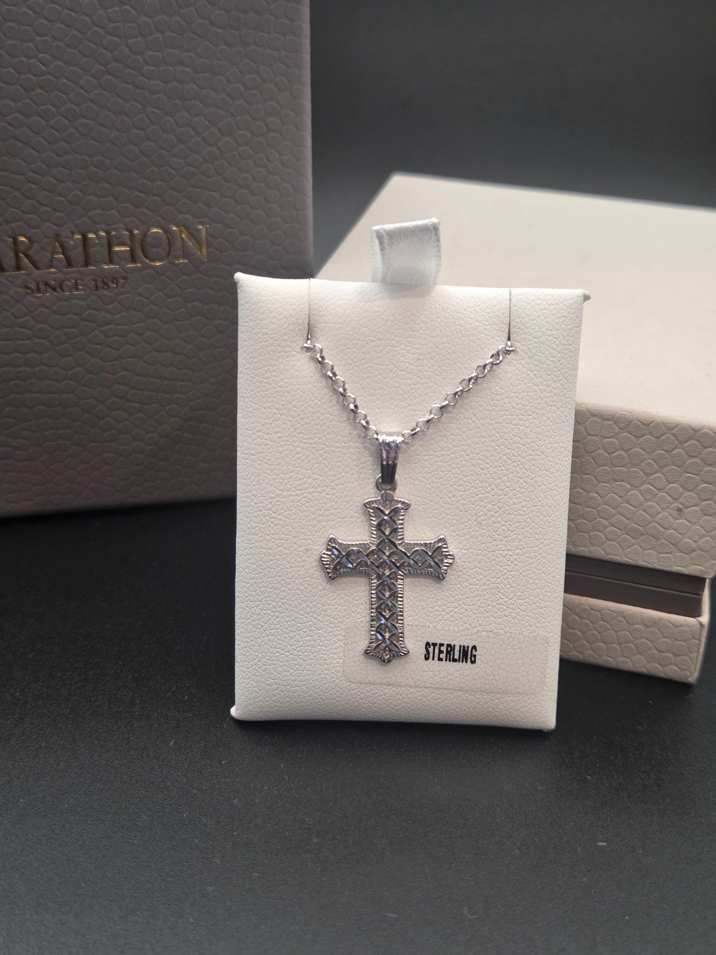 Marathon Cross Necklace