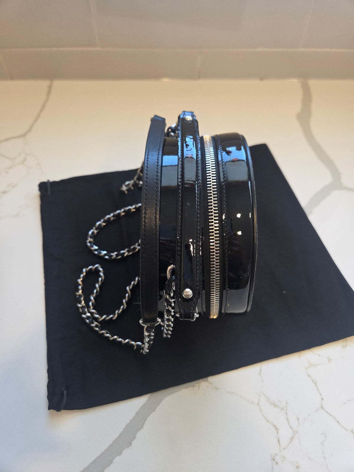 Chanel - Evening On The Moon Round Glitter Bag