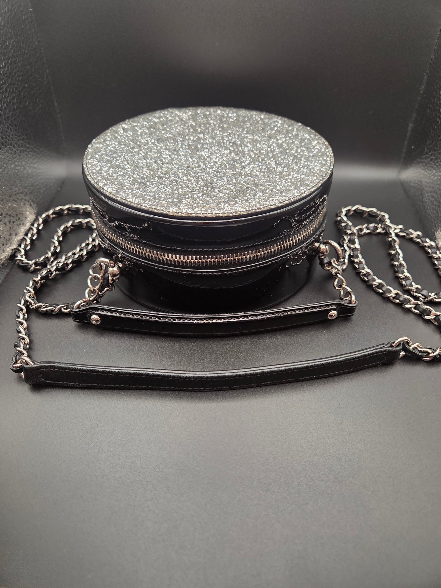 Chanel - Evening On The Moon Round Glitter Bag