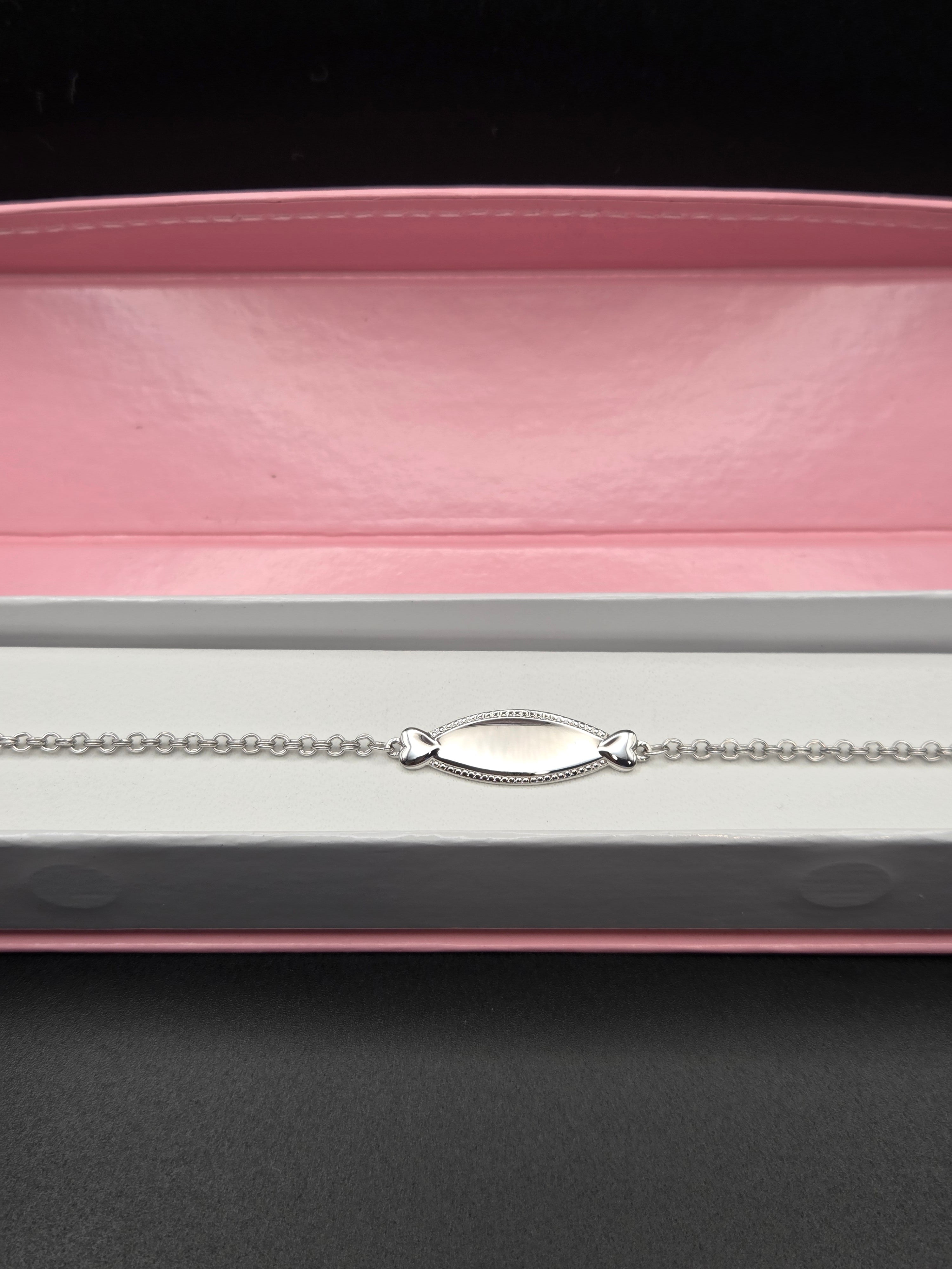 Kiddie Kraft Sterling Silver Engravable ID Bracelet