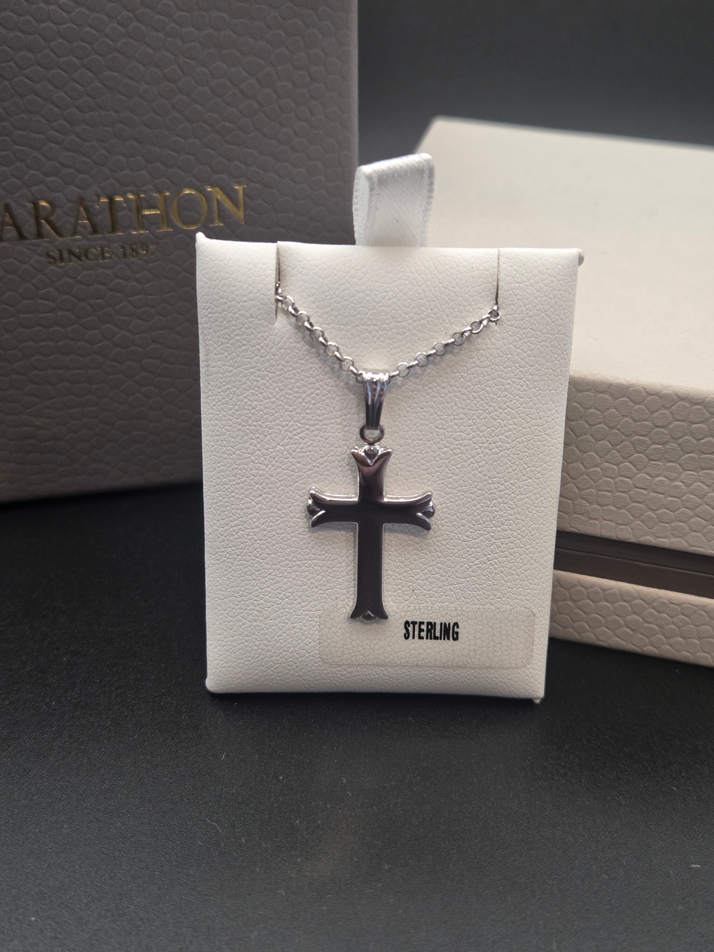 Marathon Cross Necklace