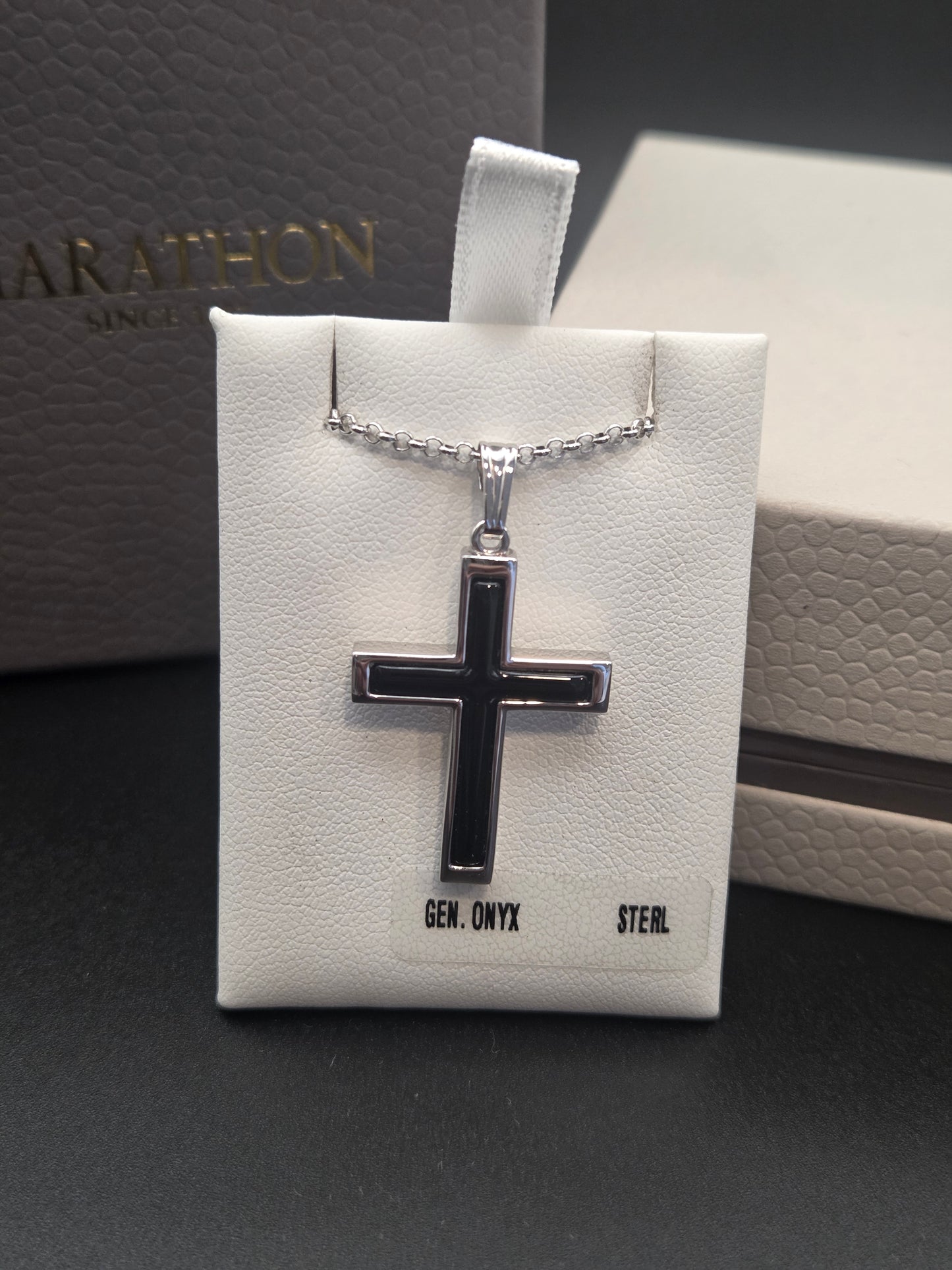 Marathon Cross Necklace