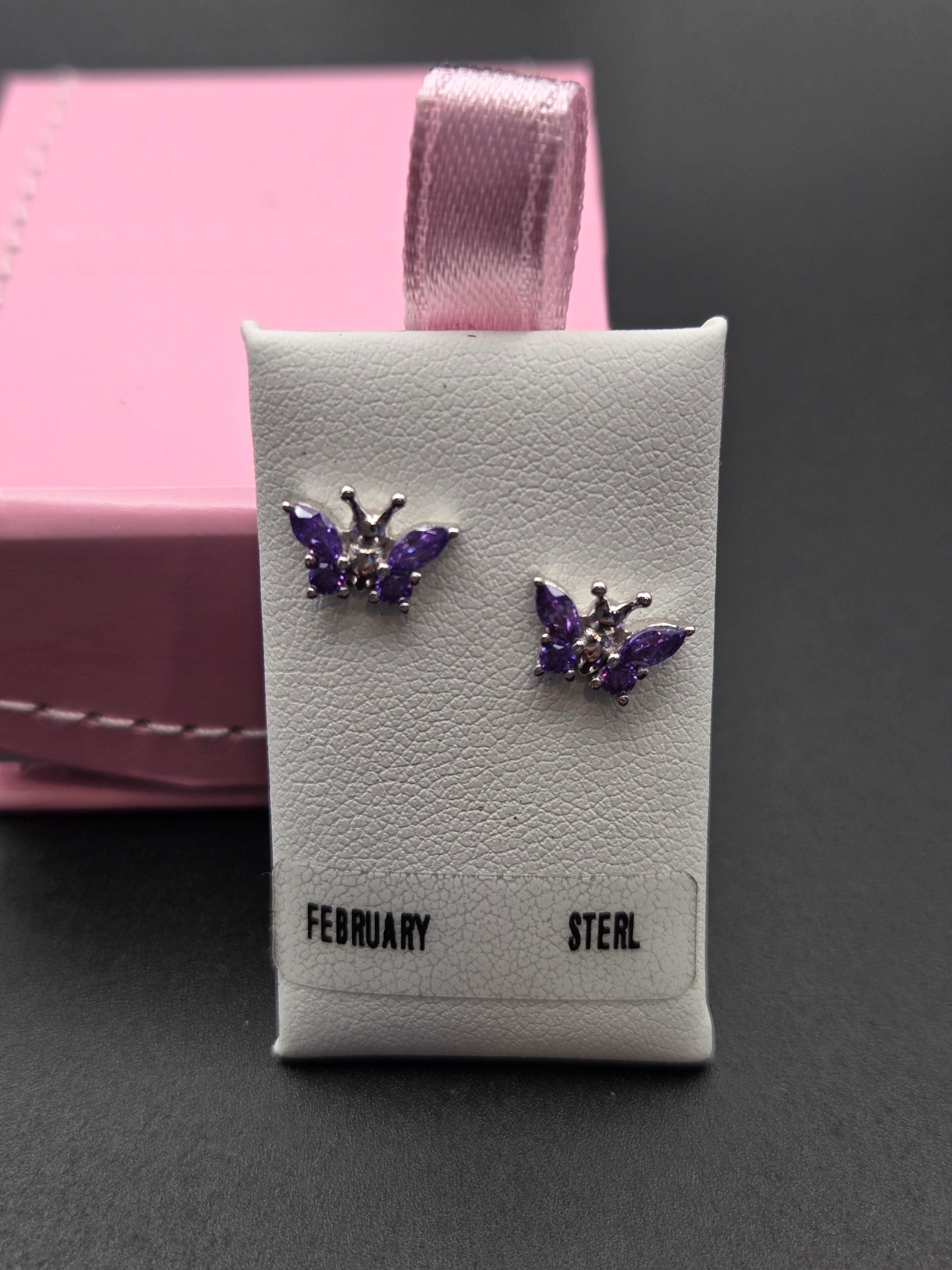 Kiddie Kraft Baby Butterfly Earrings