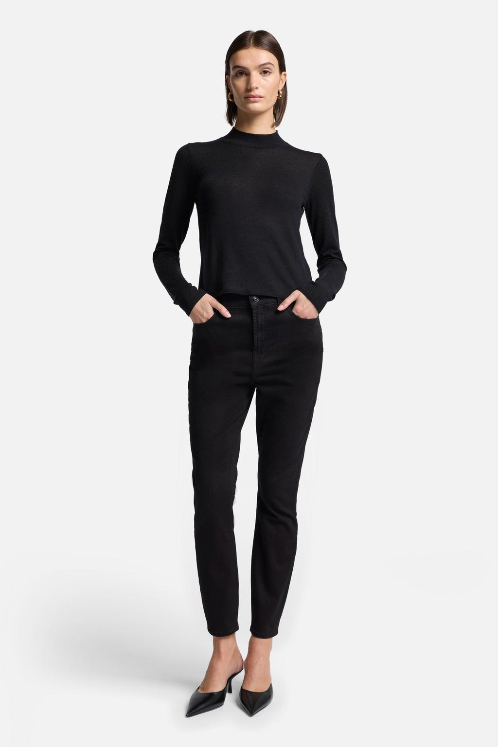 7 For All Mankind High Waist Ankle Gwenevere