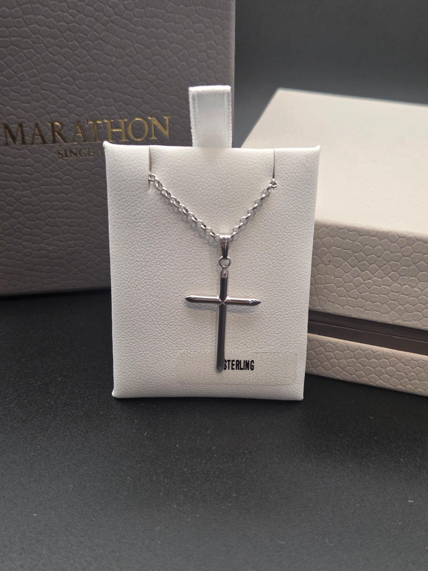 Marathon Cross Necklace