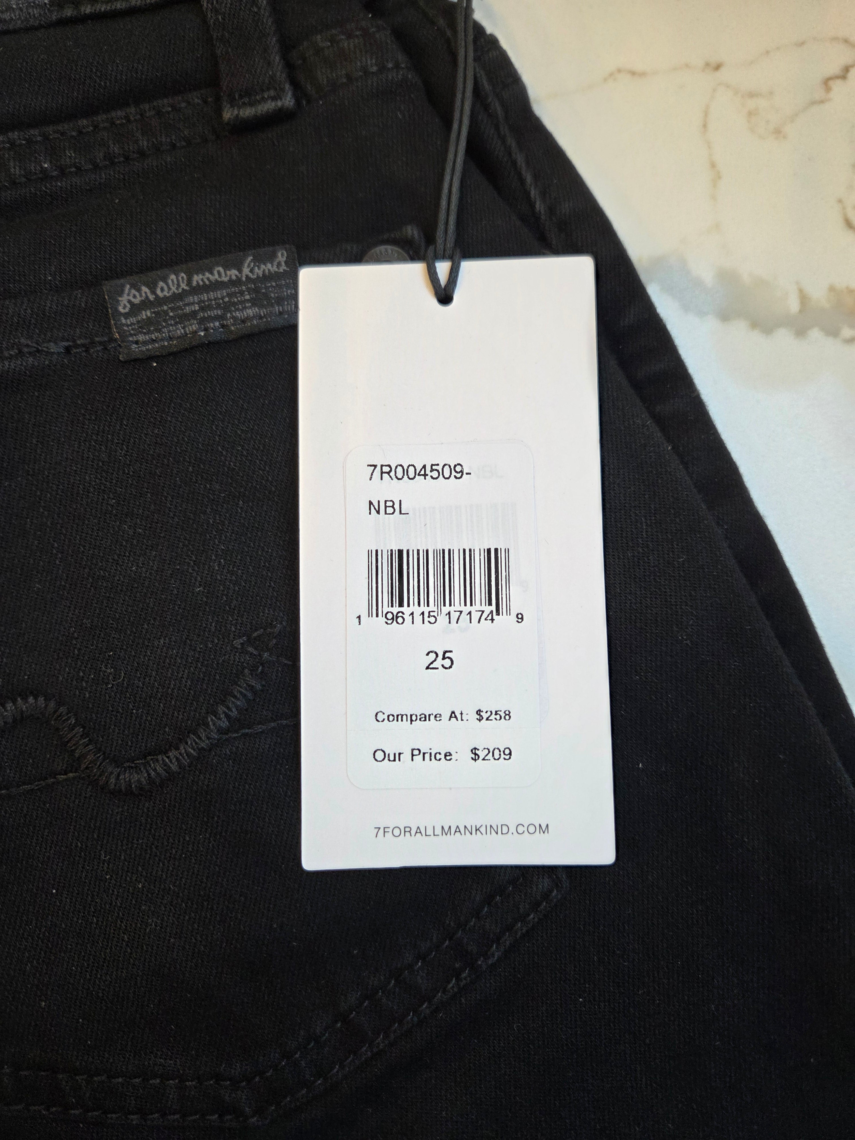 7 For All Mankind High Waist Ankle Gwenevere Skinny Jean