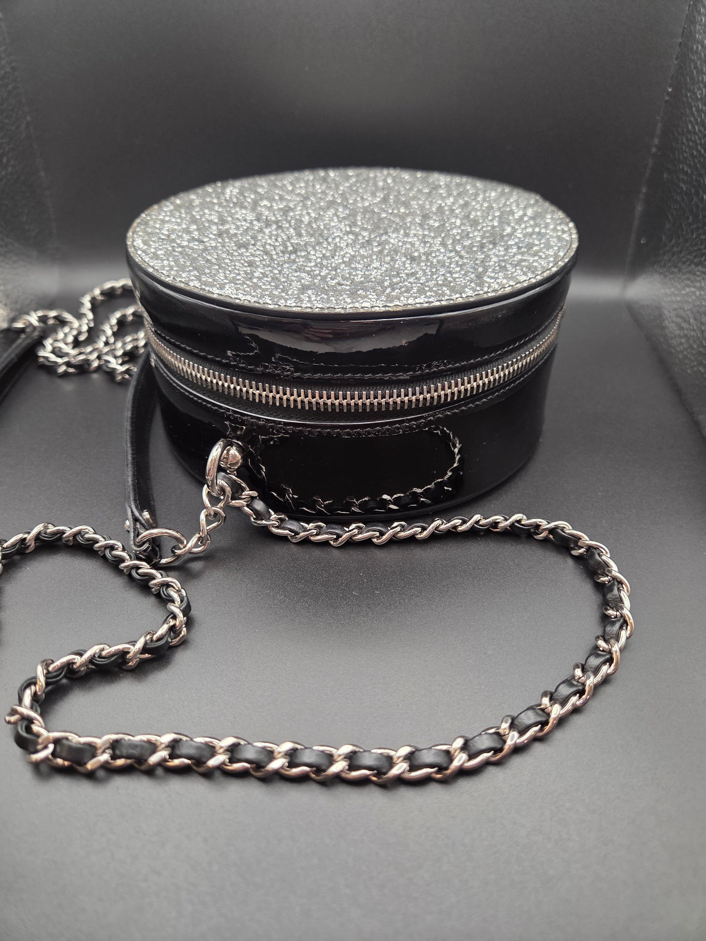 Chanel - Evening On The Moon Round Glitter Bag