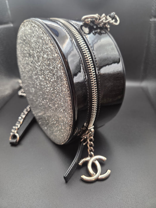 Chanel - Evening On The Moon Round Glitter Bag