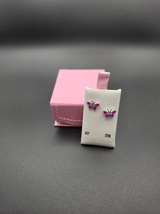 Kiddie Kraft July Birthstone Earrings