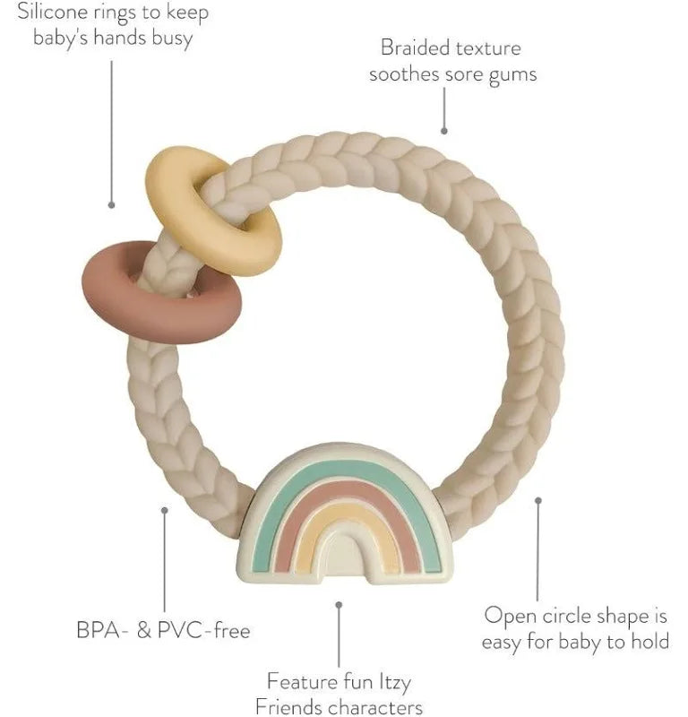 Ritzy Rattle Silicone Teether