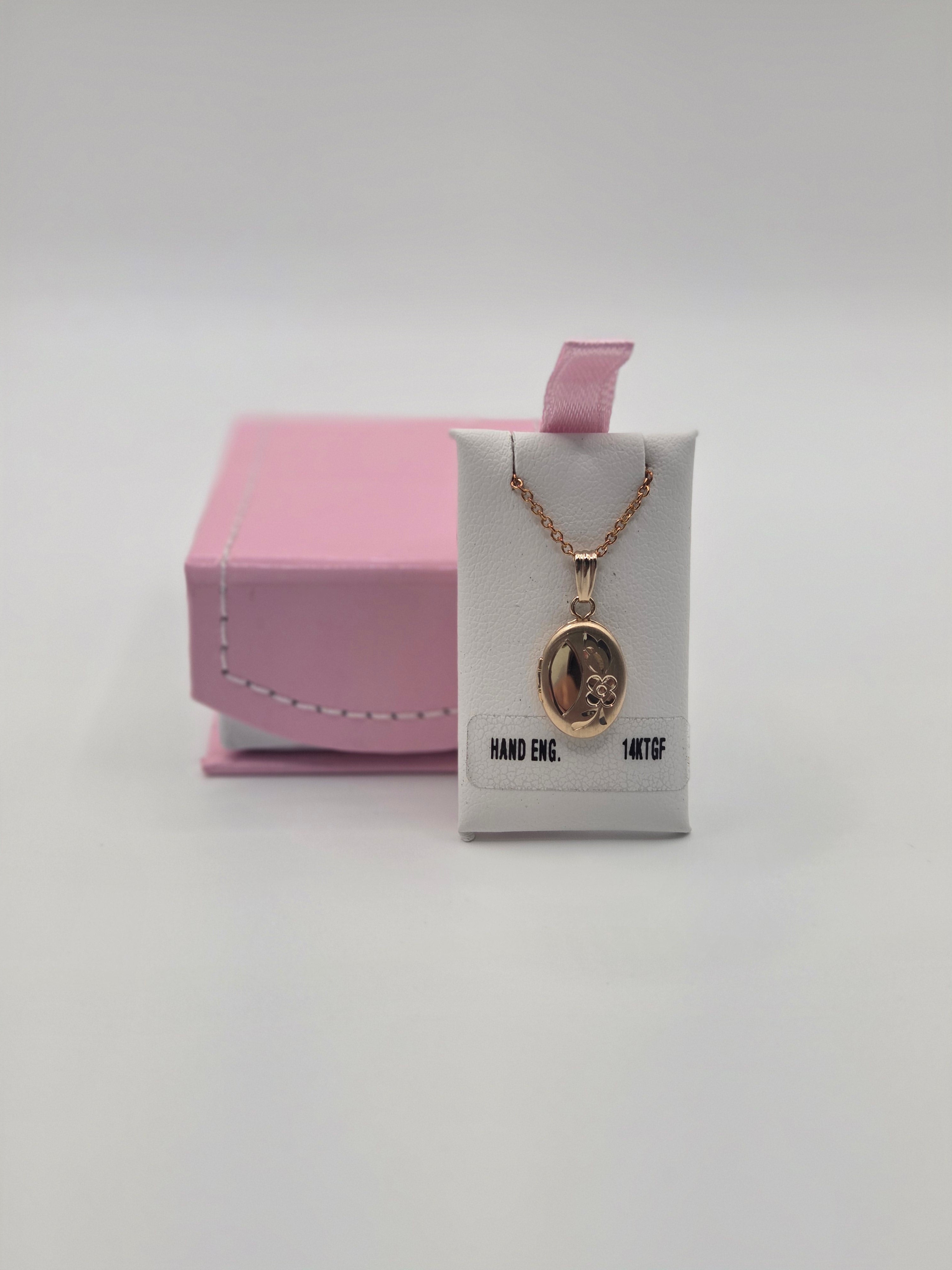 Kiddie Kraft 14KT GF Hand Engraved Locket