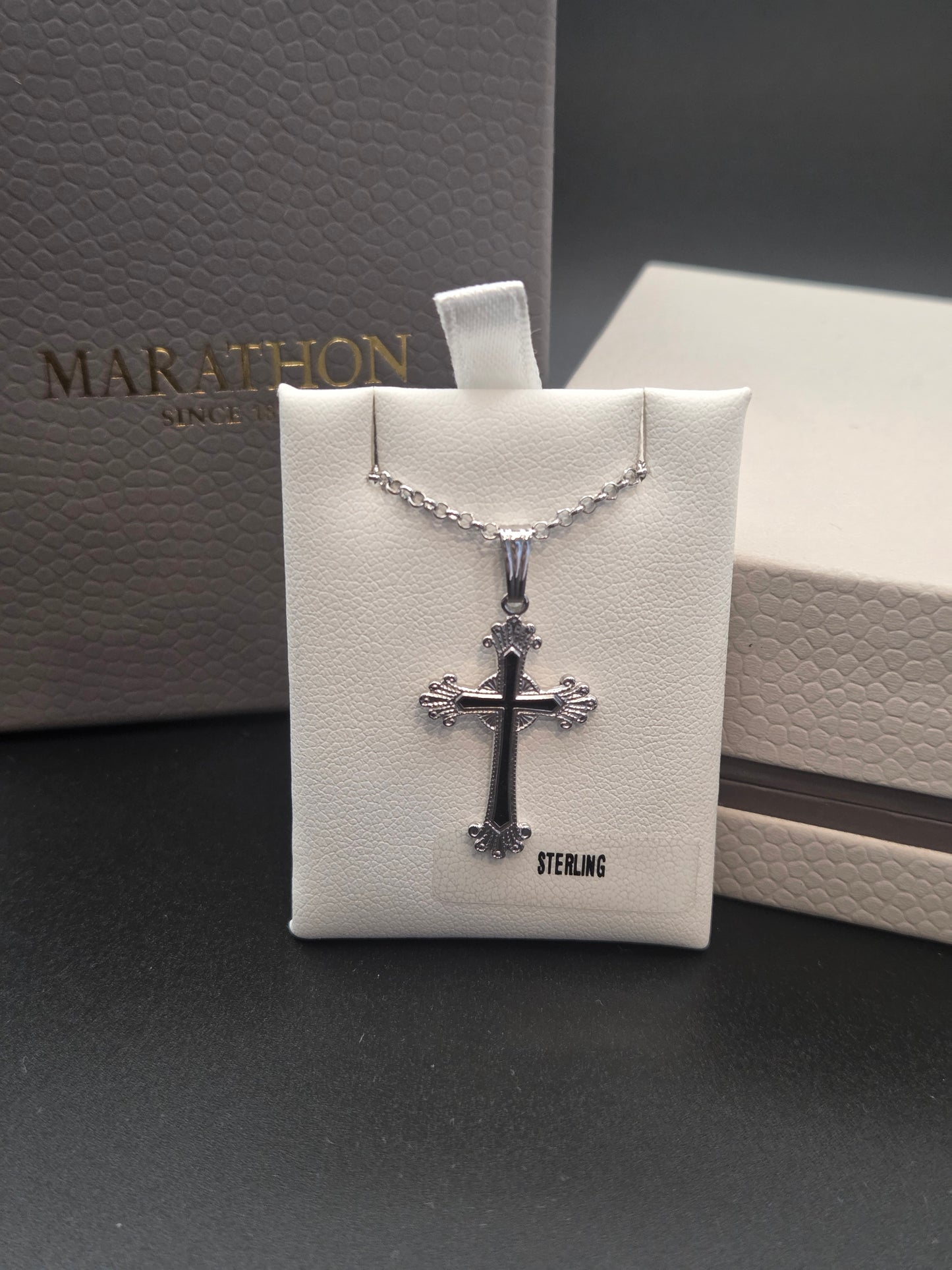 Marathon Cross Necklace