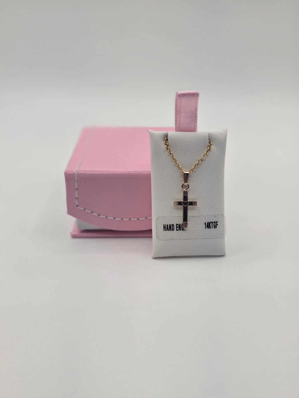 Kiddie Kraft 14KT GF Hand Engraved Cross