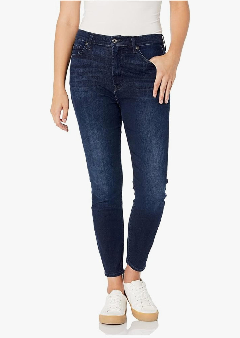 7 For All Mankind High Waist Ankle Gwenevere Skinny Jean