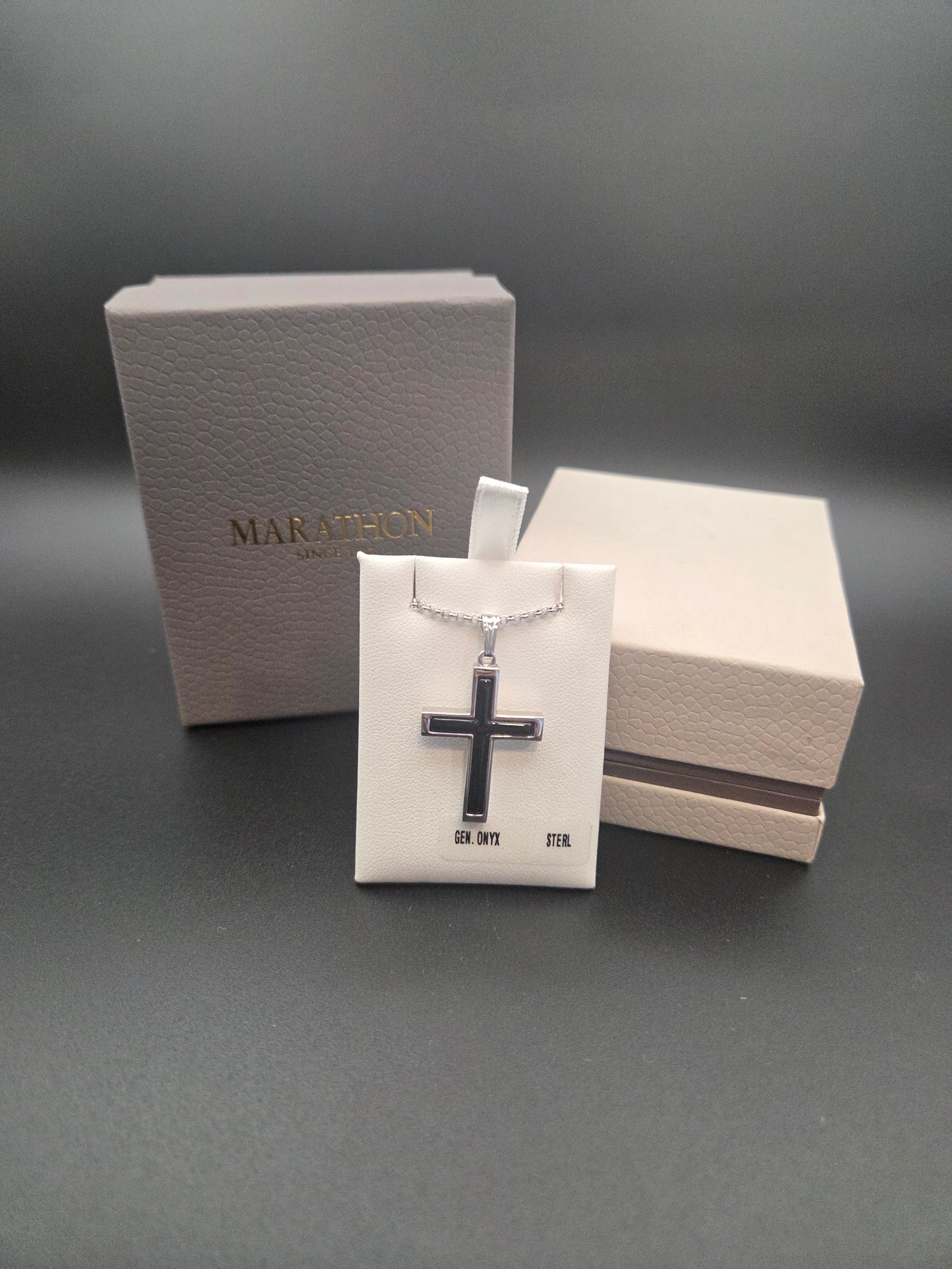 Marathon Cross Necklace