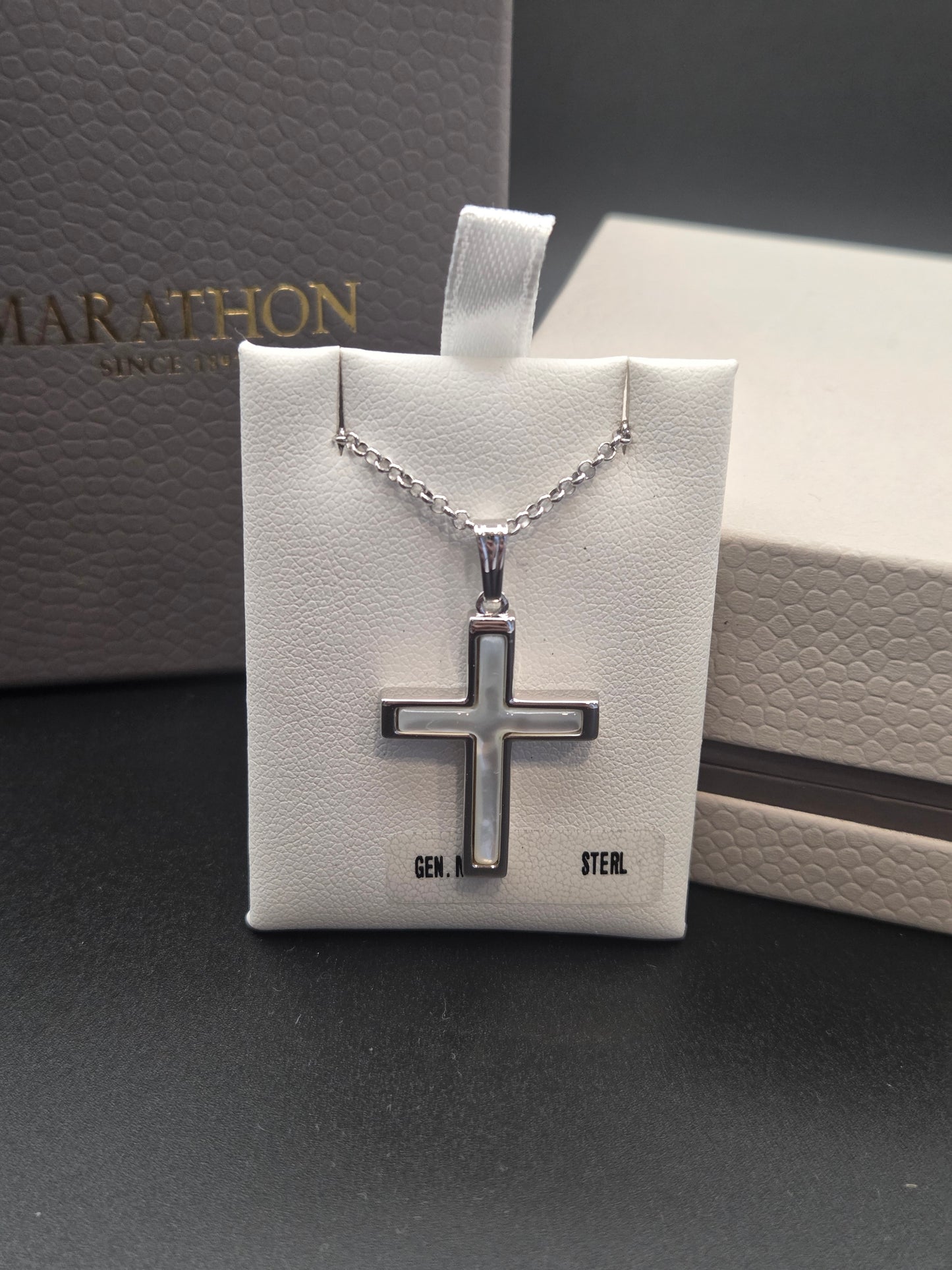 Marathon Cross Necklace
