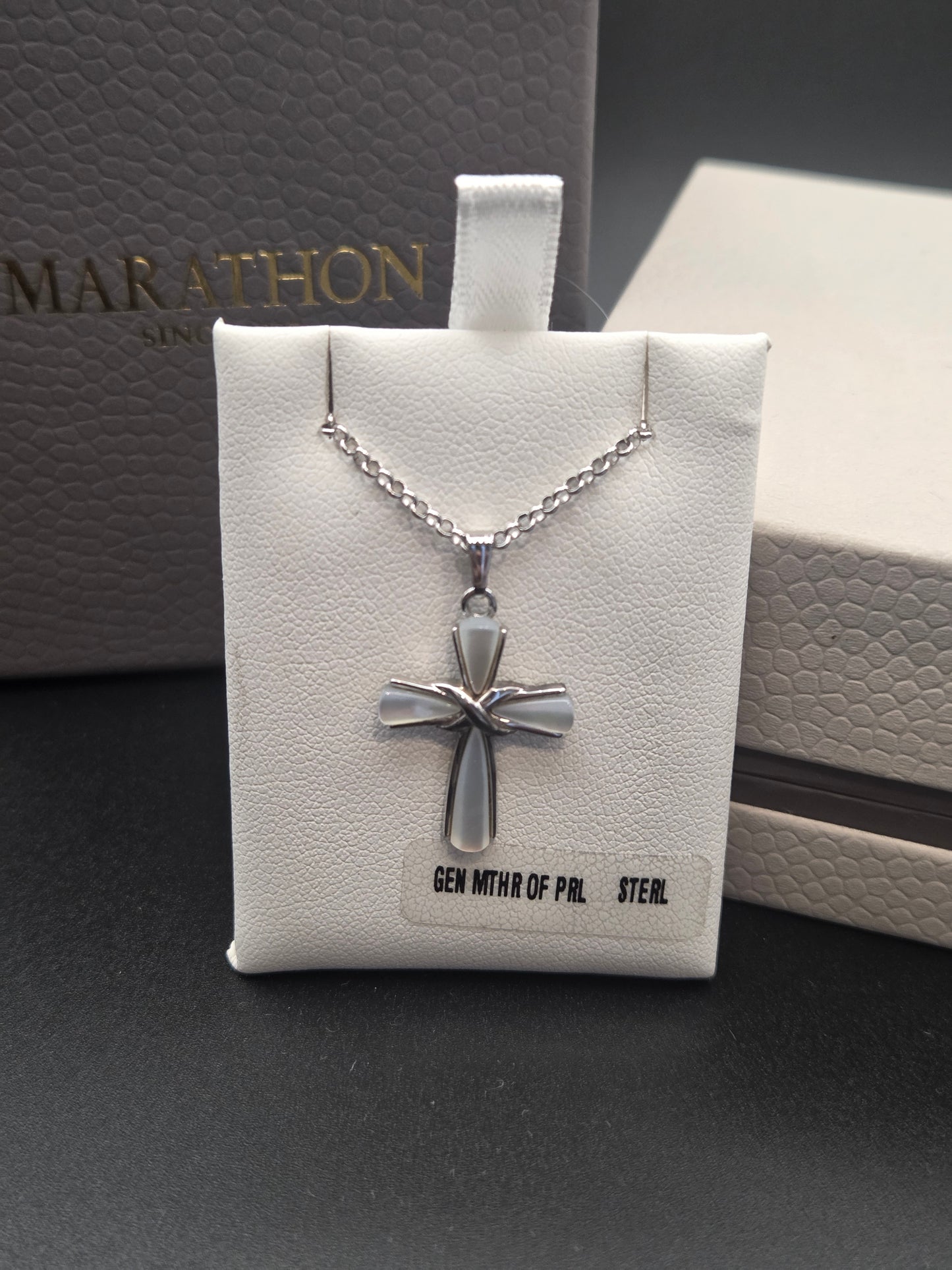 Marathon Cross Necklace