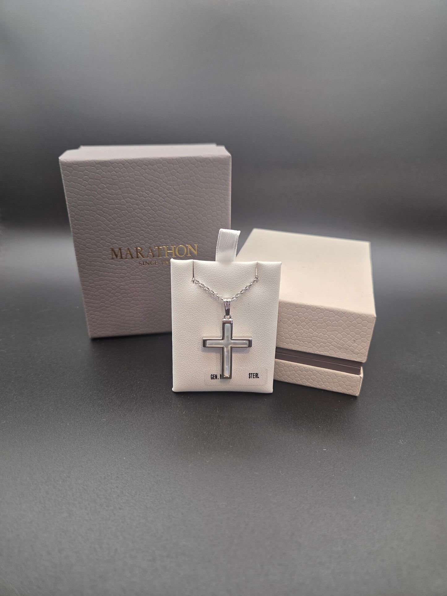 Marathon Cross Necklace