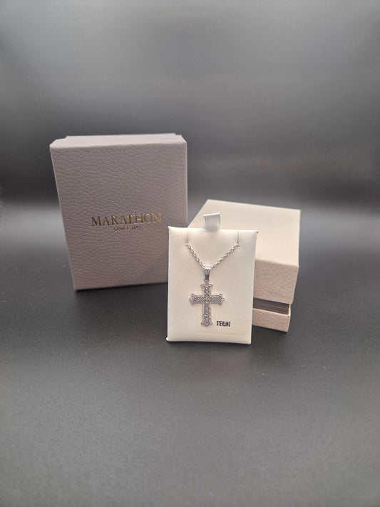 Marathon Cross Necklace