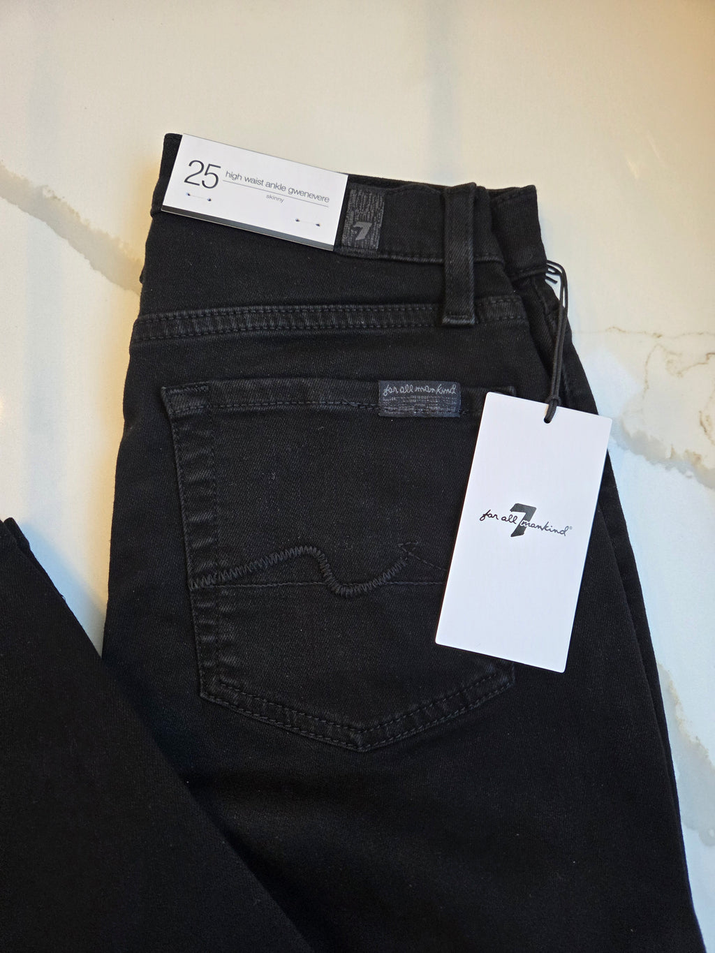 7 For All Mankind High Waist Ankle Gwenevere Skinny Jean