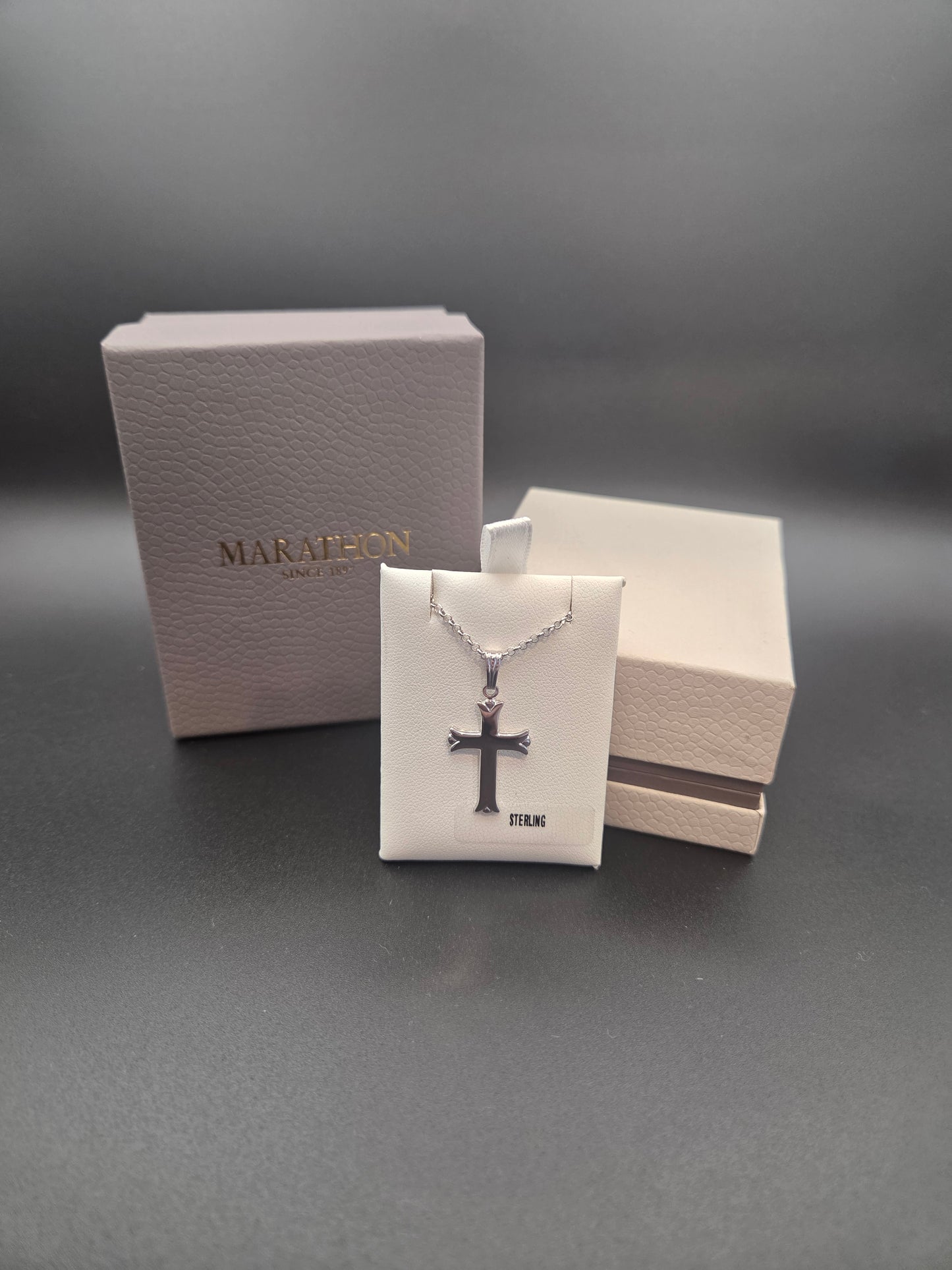 Marathon Cross Necklace