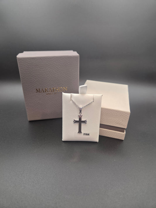 Marathon Cross Necklace