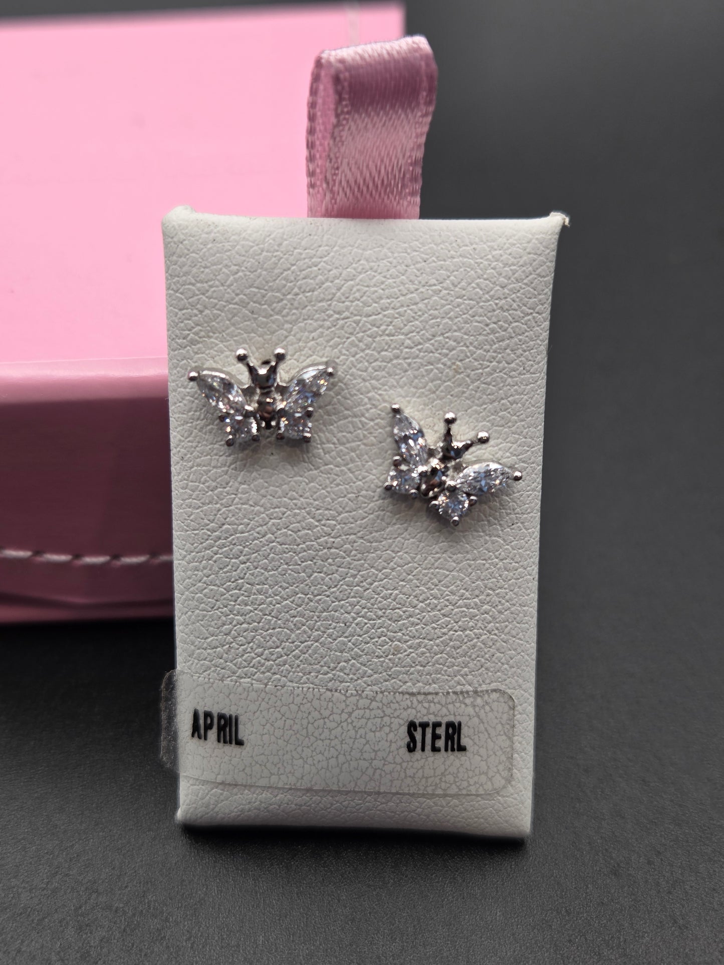 Kiddie Kraft Baby Butterfly Earrings